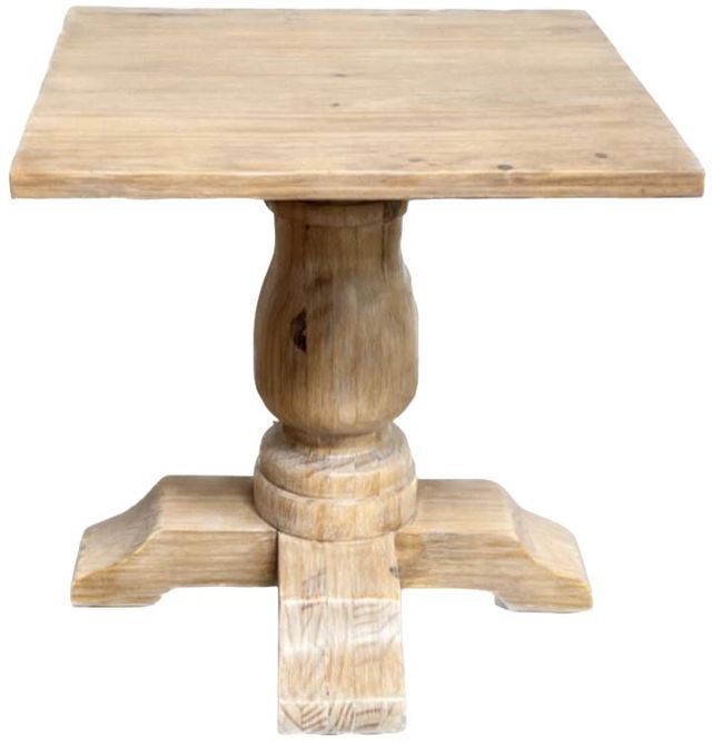 Million Dollar Rustic Andrews Light Barnwood End Table-0