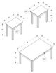 Monarch Specialties Inc. 3 Piece Dark Taupe Table Set-3