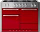 AGA™ Mercury 48" Stainless Steel Pro Style Dual Fuel Range with Piccadilly Red Door-0