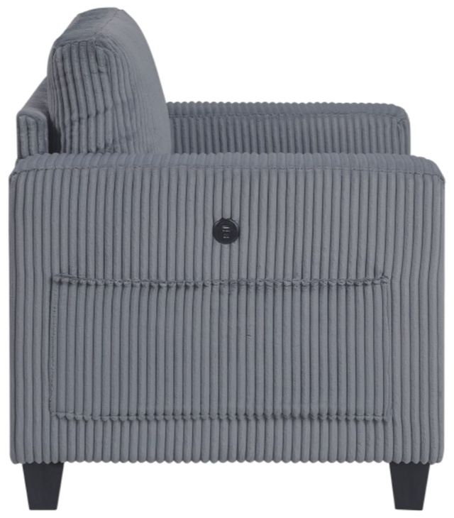 Homelegance® Walterboro Dark Gray Chair-2