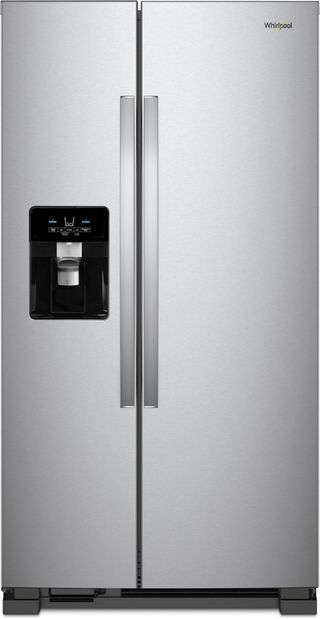 Whirlpool® 33" 21.4 Cu. Ft. Fingerprint Resistant Stainless Steel Side-by-Side Refrigerator