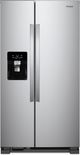 Whirlpool® 33" 21.4 Cu. Ft. Fingerprint Resistant Stainless Steel Side-by-Side Refrigerator-0