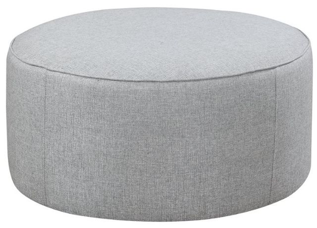 Emerald Home Jaizel Wickham Gray Round Cocktail Ottoman-0