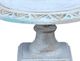 A & B Home Lachlan Blue Wooden Footed Cake Stand-1