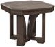 C R Plastic St. Tropez Chocolate Square End Table-0