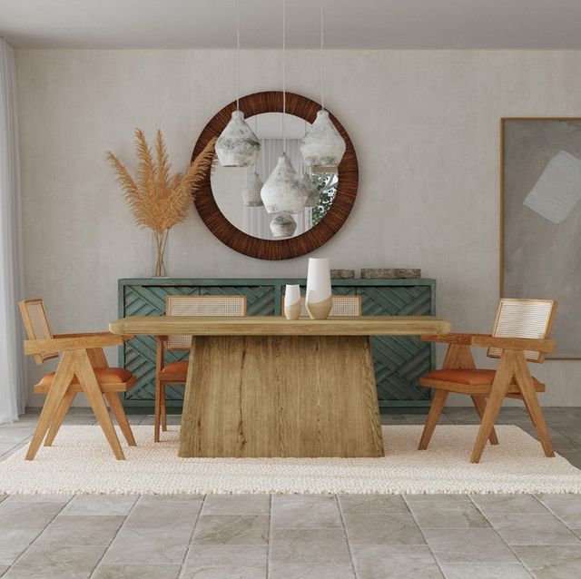 Classic Home Orlando Light Brown 71" Dining Table-2