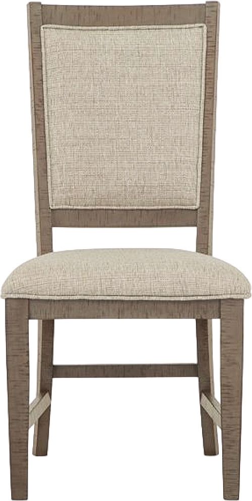 Magnussen Home® Paxton Place 2-Piece Baja Fog/Dovetail Gray Step Up Side Chair with Upholstered Seat and Back-2
