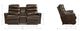 La-Z-Boy® Liam Chestnut Manual Wall Reclining Loveseat with Console-2