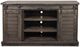 American Heartland Manufacturing Rustic Driftwood Provincial Shutter TV Stand-1