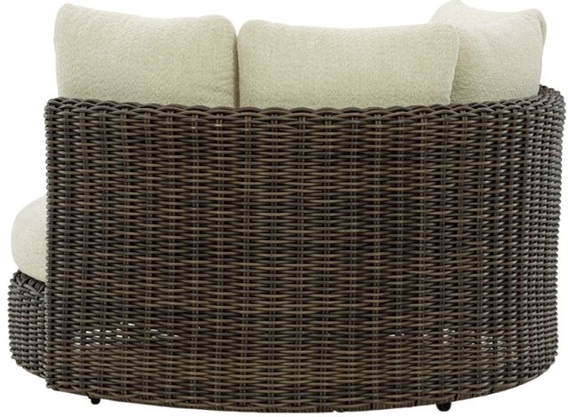 Signature Design by Ashley® Kimora Beige/Dark Brown Aluminum/Fabric/Resin Outdoor Swivel Lounge Chair-2