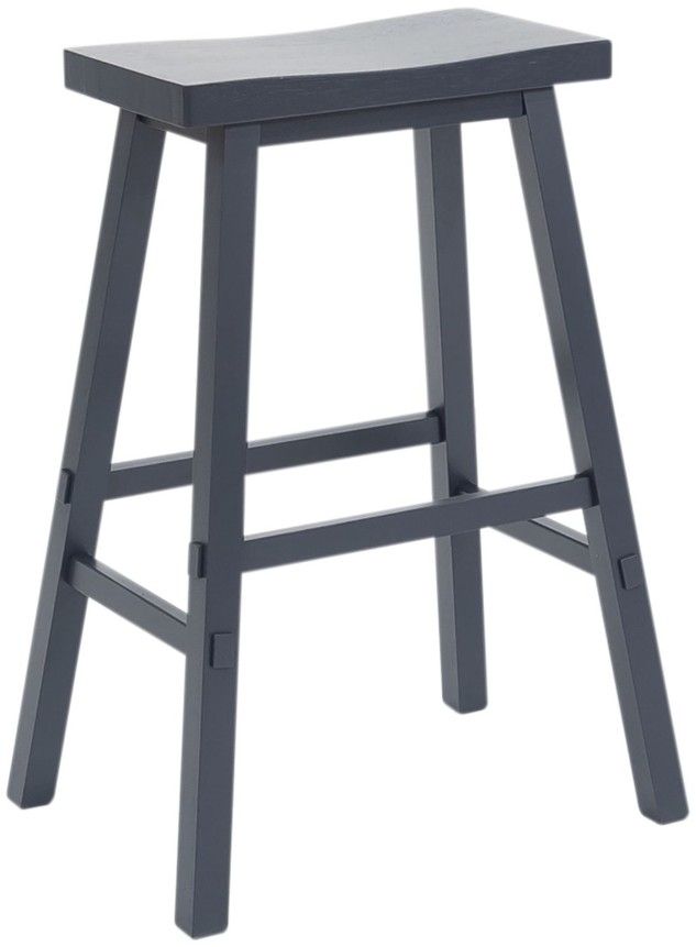 Liberty Furniture Creations II Navy 30" Sawhorse Counter Stool-0