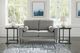 Signature Design by Ashley® Hazela Charcoal Loveseat-1