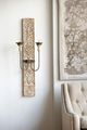A & B Home Distressed Antique Brown Two-Light Wall Sconce-4