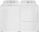 GE® White Agitator Top Load Washer & Gas Dryer Laundry Pair-0