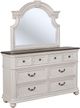 Avalon Furniture 4-Piece Brown/White King Bedroom Set-3