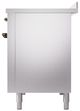Ilve® Nostalgie II Series 48" Stainless Steel Pro Style Induction Range with Burnished Trim-3