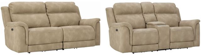 Signature Design by Ashley® Next-Gen 2-Piece Sand Power Reclining Living Room Set-0