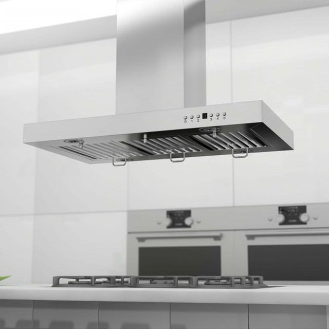 ZLINE 48" Stainless Steel Island Range Hood-1