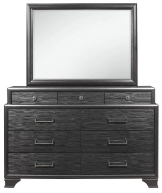 Global Furniture USA Jordyn 4-Piece Gray Full Youth Bedroom Set-3