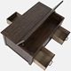 Jofran Inc. Madison County Harris Barnwood Lift Lid Cocktail Table-4