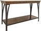 Intercon District Cool Copper Sofa Back Table with Black Base-0