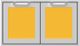 Hestan® AGLP Series 36” Sol Outdoor Double Sealed Pantry-0