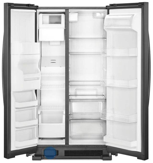 Whirlpool® 21.4 Cu. Ft. Black Side-By-Side Refrigerator-1