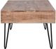 Jofran Inc. Rollins Natural Coffee Table with Black Base-3