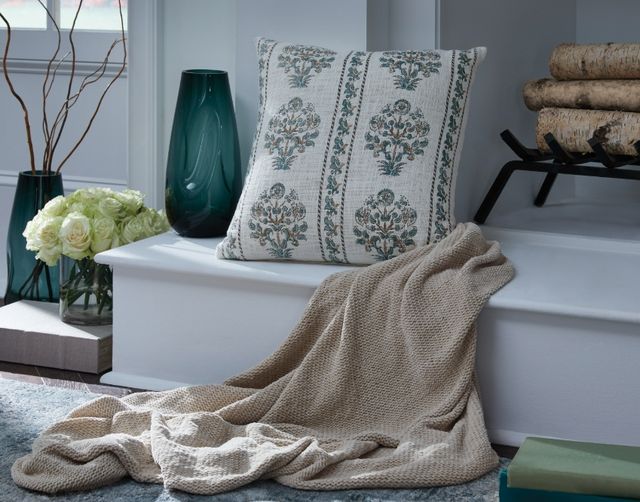 Signature Design by Ashley® Paulmour 4-Piece Brown/Green/Ivory Throw Pillow Set-3