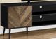 Monarch Specialties Inc. Black/Brown 72" TV Stand with Wood Legs-1