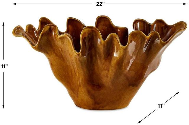 Uttermost® Amber Tide Brown Bowl-3