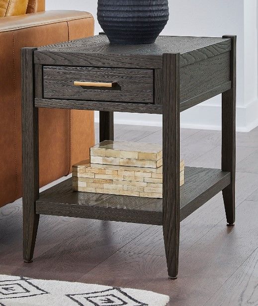 Null Furniture Manhattan Espresso Rectangular End Table -1