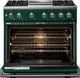 Viking® 5 Series 36" Ivy Pro Style Dual Fuel (LP) Range with Polished Chrome Trim-1