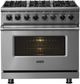 Viking® Professional 5 Series 36" Stainless Steel Pro Style Dual Fuel Range-1