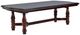 Steve Silver Co. Antoinette Brown Cherry Pedestal Dining Table with Leaf-0