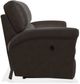 La-Z-Boy® Reese La-Z Time® Leather Dark Brown Full Reclining Sofa-4