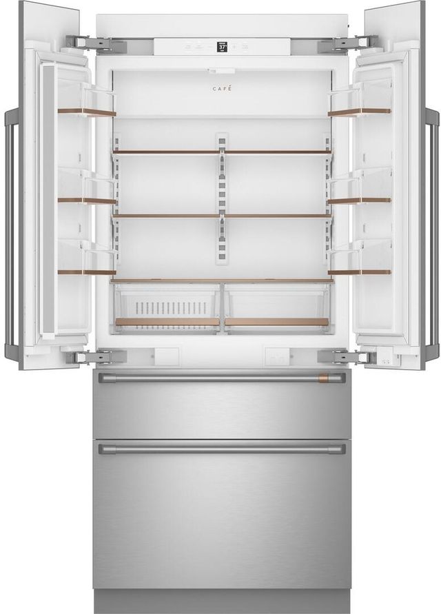 Café™ 36" 20.1 Cu. Ft. Stainless Steel Built-In French Door Refrigerator-1