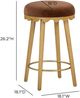 TOV Furniture Oodle Bronze/Natural Counter Stool-2