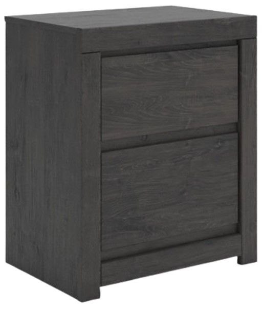 Signature Design by Ashley® Parlayon Charcoal Nightstand-0