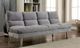 Furniture of America® Saratoga Gray Futon Sofa-1