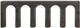 Crestview Trinity Stained Black Console Table-1