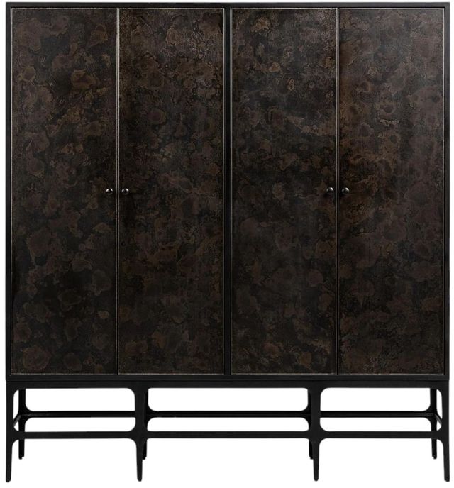 Classic Home Amilio Rust Noir Tall Cabinet-3