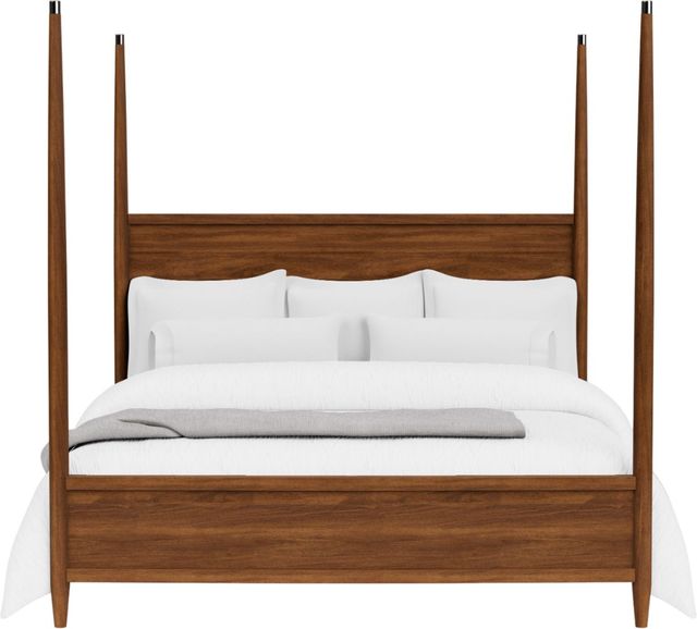 Riverside Furniture Elsie Classic Walnut King Poster Bed-3