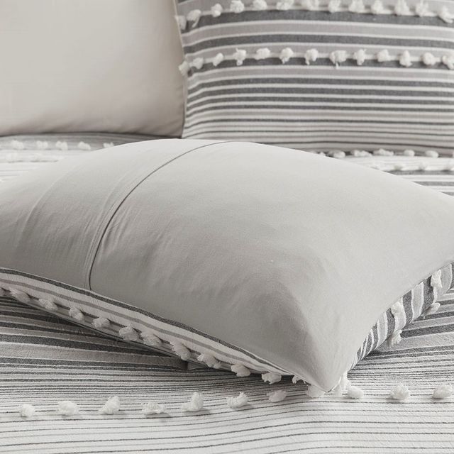 Olliix by Urban Habitat Elisa 3 Piece Cotton Black King/California King Comforter Mini Set-1