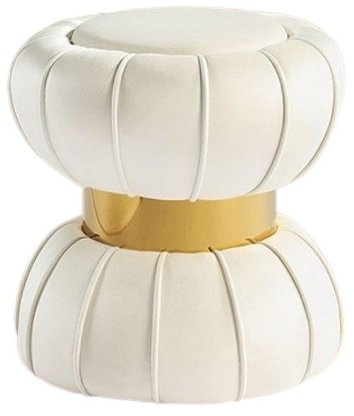 Furniture of America® Dorothea White Stool-0