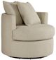 Coaster® Debbie Black/Camel Swivel Accent Chair-0