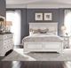 Liberty Furniture Abbey Park 4-Piece Antique White/Weathered Brown California King Panel Bedroom Set-1