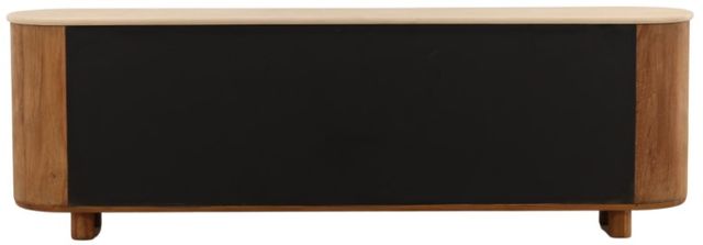 Dovetail Furniture Oriel Brown/Sand Sideboard-3