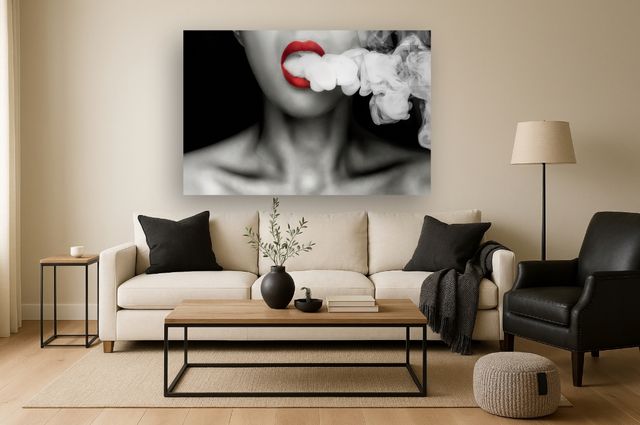 Classy Living Rolling Smoke Wall Art-1