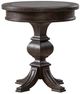 Liberty Furniture Paradise Valley Saddle Brown Chairside Table-0